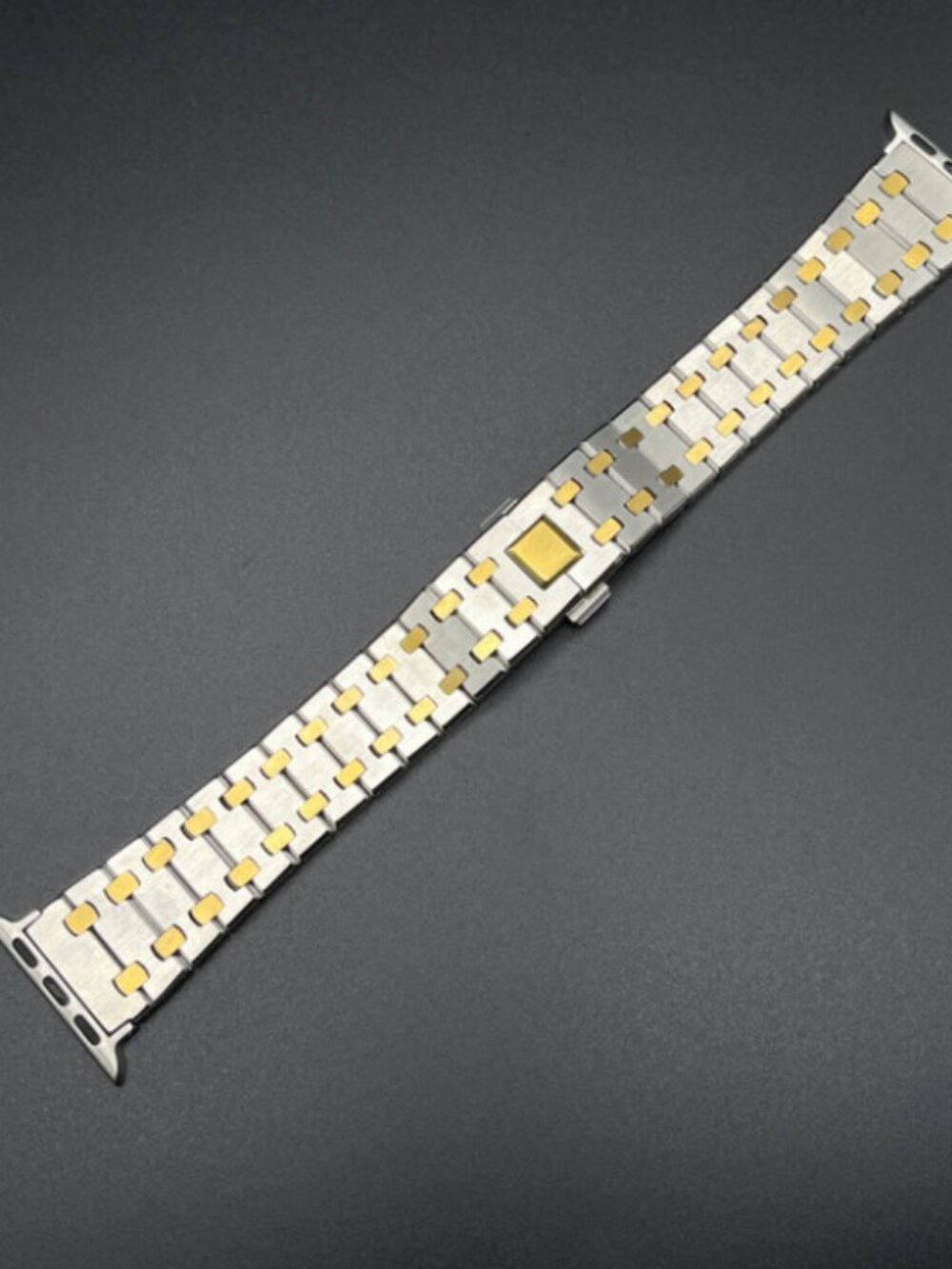 Apple Style AP Replacement Steel Bracelet (Steel and Yellow Gold)
